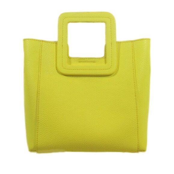 Anthropolgie TMRW Studio Antonio Yellow Block Pebbled Leather Crossbody … - Picture 1 of 15